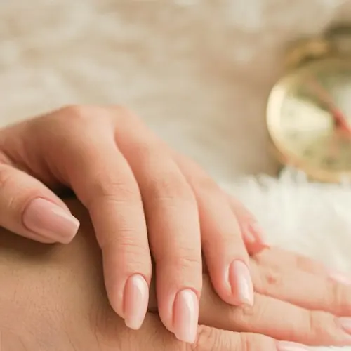 Natural Pink nail style